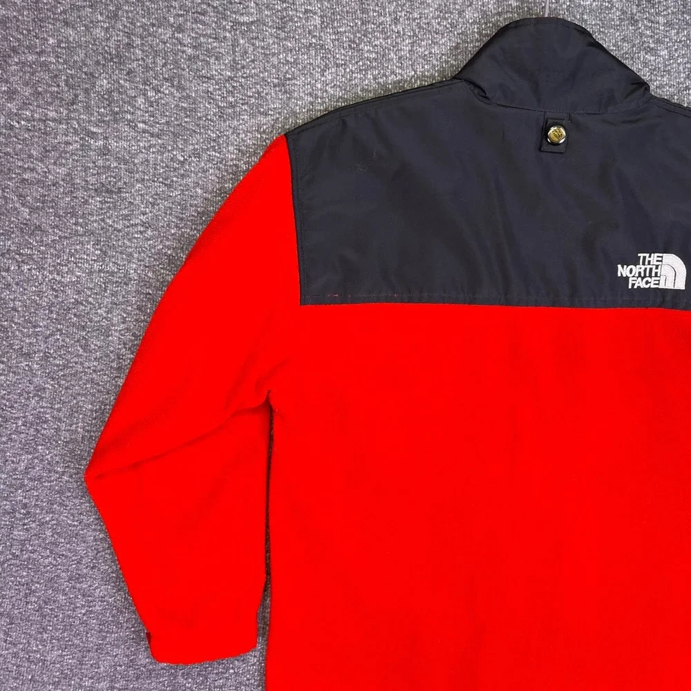 The North Face Fleece Jacket Mens M Red Black Gore Windstopper Gorpcore Hiking